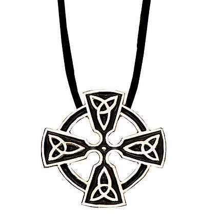 Picture of Celtic Trinity Circle of Life Cross Pendant - 18"