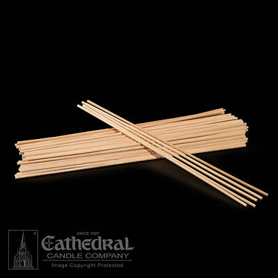 Picture of Cathedral Thick Wood Lighting Tapers