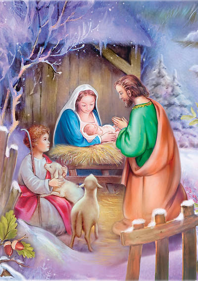 Picture of Away In A Manger Advent Calendar with Envelope