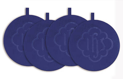 Picture of Mats Offering Plate Blue (Set of 4)