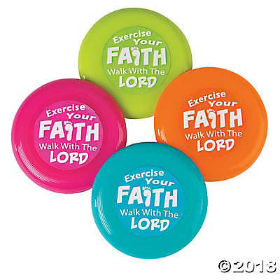 Picture of Plastic Exercise Your Faith Mini Flying Disc