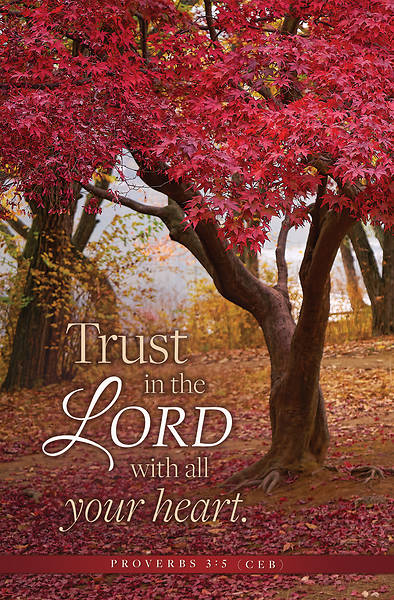 General Fall Trust in the Lord with all Your Heart Bulletin