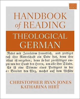 Picture of Handbook of Reading Theological German