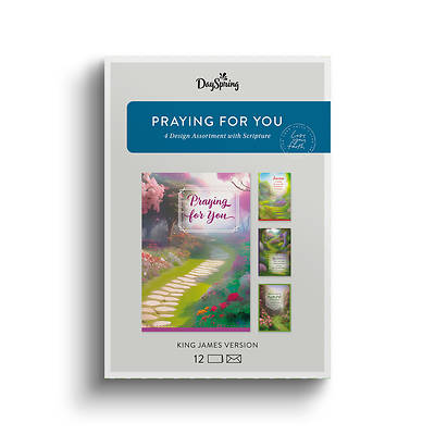 Picture of Praying for You Pathways KJV Boxed Cards - Box of 12