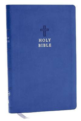 Picture of NKJV Value Ultra Thinline Bible, Leathersoft, Blue, Red Letter, Comfort Print