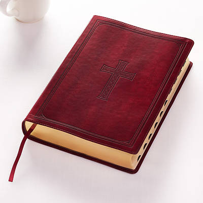 Picture of KJV Super Giant Print Lux-Leather Burgundy