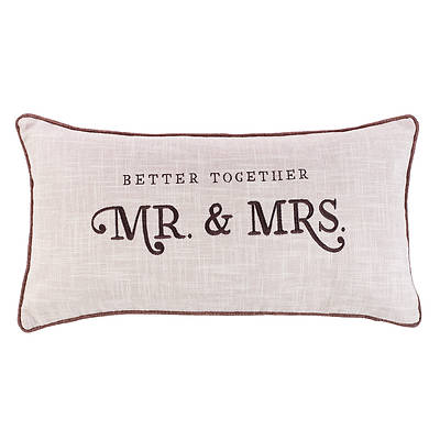 Picture of Better Together - Mr. & Mrs. Rectangular Pillow