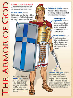 Picture of Armor Of God Wall Chart - Laminated