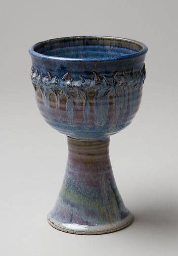 Picture of Crown of Thorns Large Porcelain Chalice, Blue