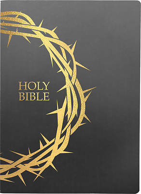 KJV Sword Bible, Giant Print, Black Ultrasoft, Crown of Thorns Design