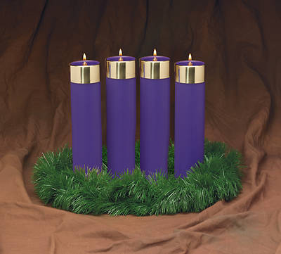 Advent Candela Set - 4 Blue