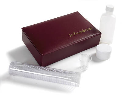 Picture of Portable Communion Set Maroon