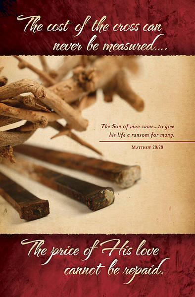 Picture of The Cost of the Cross Good Friday Bulletin (Package of 100)