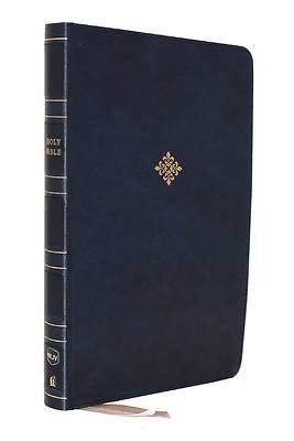 Picture of Nkjv, Reference Bible, Center-Column Giant Print, Leathersoft, Blue, Red Letter Edition, Comfort Print