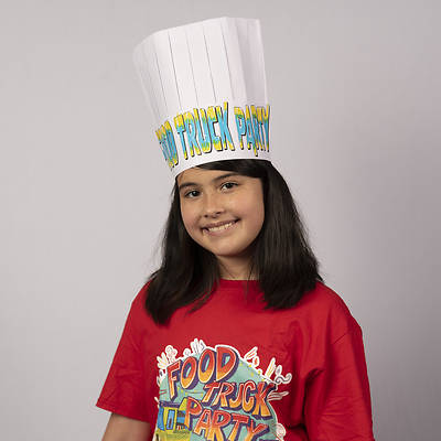 Picture of Vacation Bible School (VBS) Food Truck Party Chef's Hat (Pkg of 12)