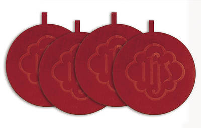 Picture of Artistic Offering Plate Mats - Red