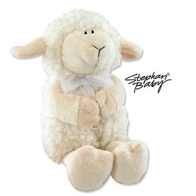 Picture of Stephan Baby Ultra Soft and Huggable Musical Praying Woolly Lamb, Cream