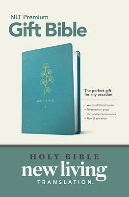 Picture of Premium Gift Bible NLT (Red Letter, Leatherlike, Teal)