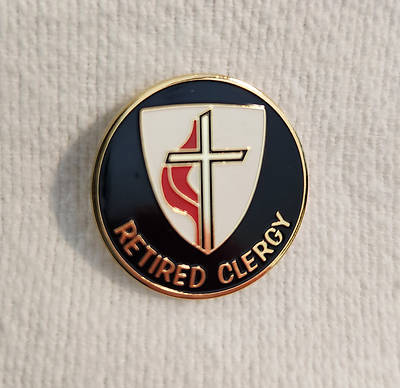 Picture of United Methodist Gold-Plated Bronze Retired Clergy Pin