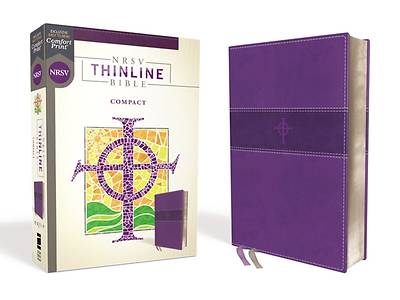 Picture of Nrsv, Thinline Bible, Compact, Leathersoft, Purple, Comfort Print