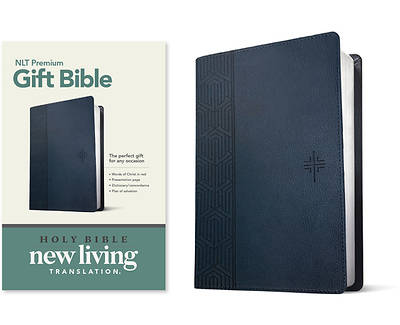 Picture of Premium Gift Bible NLT (Red Letter, Leatherlike, Blue)