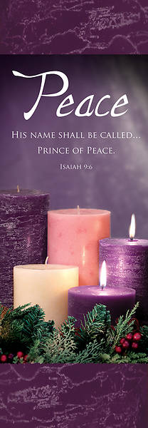 Picture of Advent Week 2 2' x 6' Fabric Banner Isaiah 9:6