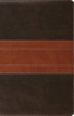 Picture of ESV Large Print Thinline Reference Bible (Trutone, Forest/Tan, Trail Design)