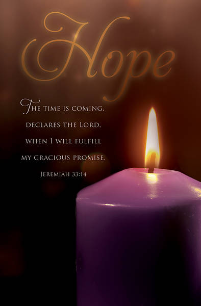 Picture of Advent Hope Week 1 Jeremiah 33:14 Bulletin Regular