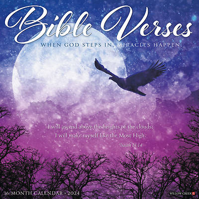 Picture of Bible Verses 2024 12 X 12 Wall Calendar