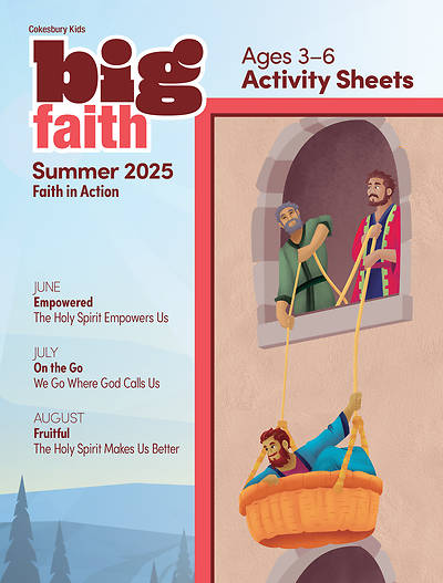 Picture of Cokesbury Kids Big Faith Summer 2025 Activity Sheets Ages 3-6