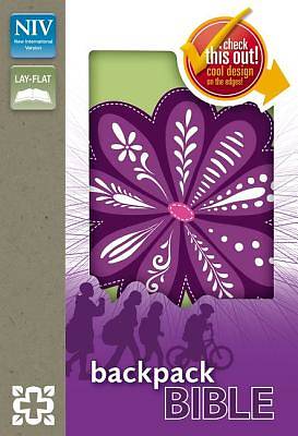 Picture of Backpack Bible-NIV-Purple Blossom