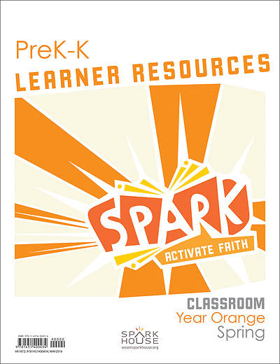 Picture of Spark Classroom PreK-K Learner Leaflet Year Orange Spring