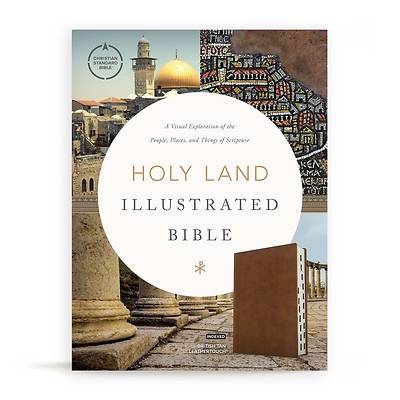 Picture of CSB Holy Land Illustrated Bible, British Tan Leathertouch, Indexed