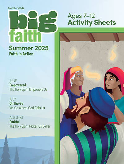 Picture of Cokesbury Kids Big Faith Summer 2025 Activity Sheets Ages 7-12