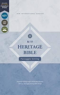 Picture of Niv, Heritage Bible, Passaggio Setting, Leathersoft, Brown, Comfort Print