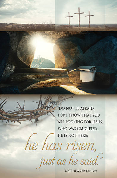 Picture of He Has Risen Easter Bulletin (Package of 100)