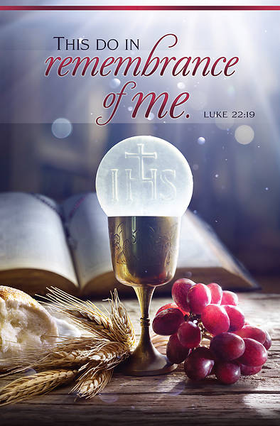 Communion Do this in Remembrance of Me Bulletin