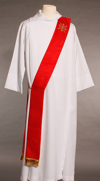 Picture of MDS Red Greek Cross Deacon Stole