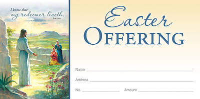 Picture of I Know That My Redeemer Liveth Easter Offering Envelope