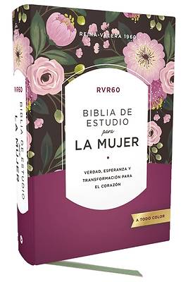 Rvr60 Biblia de Estudio Para La Mujer, Tapa Dura, Interior a Color, Comfort Print