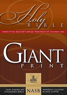 Picture of New American Standard Bible Giant Print Handy-Size Bible
