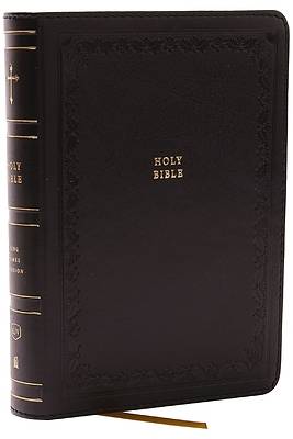 Picture of KJV Holy Bible, Compact Reference Bible, Leathersoft, Black, 53,000 Cross-References, Red Letter, Comfort Print