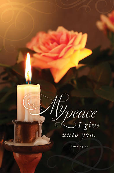 Funeral My Peace I Give Unto you Bulletin