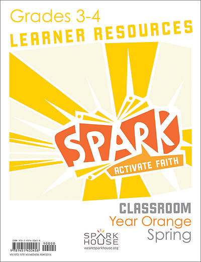 Picture of Spark Classroom Grades 3-4 Learner Leaflet Year Orange Spring