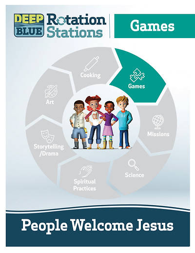 Picture of Deep Blue Rotation Station: People Welcome Jesus - Games Station Download