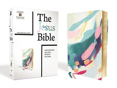 Picture of The Jesus Bible, NIV Edition, Leathersoft, Multi-Color/Teal, Comfort Print