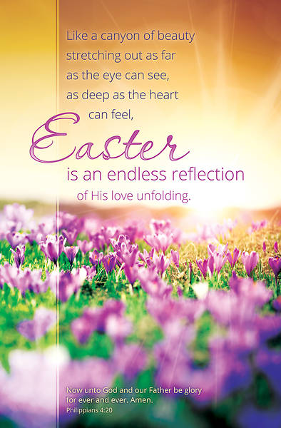 Picture of Endless Reflection Easter Regular Size Bulletin