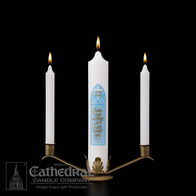 Picture of Cathedral Abiding Love Wedding Candle Set