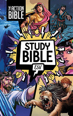 Picture of The Action Bible Study Bible Esv, Hardcover, Full Color