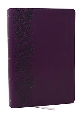 Picture of KJV Giant Print End-Of-Verse Reference Bible, Purple Leathersoft, Red Letter, Comfort Print